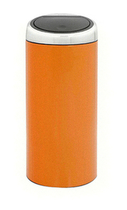 Brabantia Touch Bin Deluxe, 30L Orange Brabantia Touch Bin Deluxe, 30L Orange